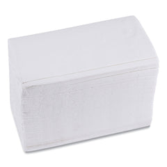 Boardwalk 15 in. x 17 in. 2-Ply 1/8-Fold Dinner Napkins - White (10/Carton)