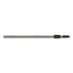 Boardwalk 8 ft. Two-Sections Aluminum Extension Pole - Silver/Black