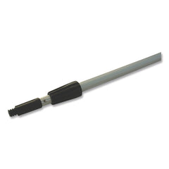 Boardwalk 8 ft. Two-Sections Aluminum Extension Pole - Silver/Black
