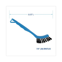 Boardwalk 7/8 in. Trim Nylon Bristle 8-1/8 in. Handle Grout Brush
