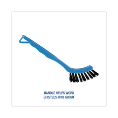 Boardwalk 7/8 in. Trim Nylon Bristle 8-1/8 in. Handle Grout Brush