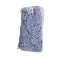 Boardwalk Loop-End Mop Head with Scrub Pad - Medium, Blue (12/Carton)