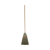 Boardwalk 55 in. Mixed Fiber Bristles Maid Broom - Natural