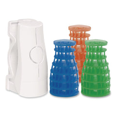 Boardwalk 2.62 in. x 2.75 in. x 5.5 in. Solid Air Freshener Dispenser - White