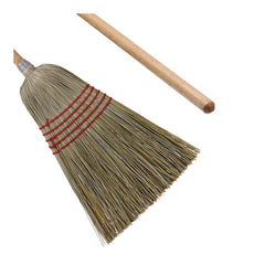 Boardwalk 53-1/2 in. Corn/Fiber Lobby Brooms - Natural (6/Carton)