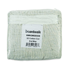 Boardwalk #32 Cut-End Cotton Mop Head - White (12/Carton)