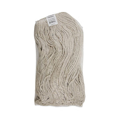 Boardwalk 32 oz. 4-Ply Cut-End Cotton Mop Head - White (12/Carton)
