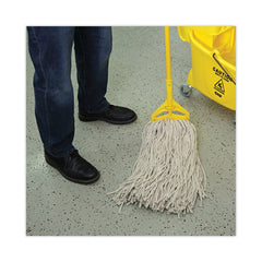 Boardwalk 32 oz. 4-Ply Cut-End Cotton Mop Head - White (12/Carton)