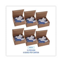 Boardwalk Curve Solid Air Freshener - Cotton Blossom, Blue (10/Box, 6 Boxes/Carton)
