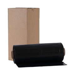 Boardwalk 60 Gallon 2.7 mil 38 in. x 63 in. Industrial Drum Liners Rolls - Black (50/Carton)