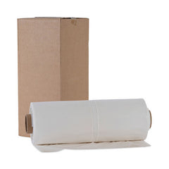 Boardwalk 60 Gallon 2.7 mil 38 in. x 63 in. Industrial Drum Liners Rolls - Clear (50/Carton)