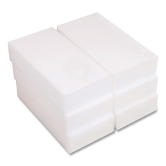 Boardwalk 2.5 in. x 4.5 in. 1 in. Thick Eraser Pads - White (6/Carton)