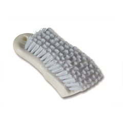 Boardwalk 6 in. Handle 6 in. Brush Polypropylene Bristles Scrub Brush - White
