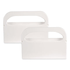 Boardwalk 16 in. x 3 in. x 11.5 in. Toilet Seat Cover Dispenser - White (2/Box)