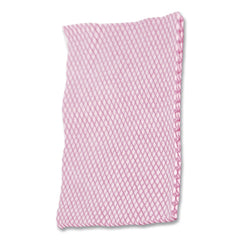 Boardwalk 12 in. x 21 in. Foodservice Wipers - Pink/White (200/Carton)