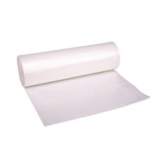 Boardwalk 40 in. x 48 in. 45 Gallon 13 mic High Density Industrial Coreless Roll Can Liners - Natural (250/Carton)