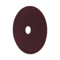 Boardwalk 20 in. Diameter Deep Scrub Pads - Maroon (10/Carton)