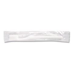 Boardwalk TBRUSHSF Toothbrush - White (144/Carton)