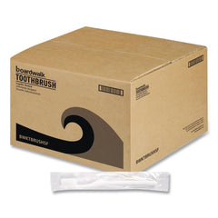 Boardwalk TBRUSHSF Toothbrush - White (144/Carton)