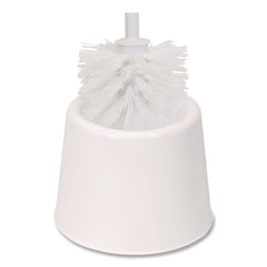 Boardwalk Caddy For Spiral Bowl Brush - White