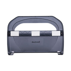 Boardwalk 17.25 in. x 3.13 in. x 11.75 in. Toilet Seat Cover Dispenser - Smoke Black