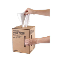 Boardwalk 10 in. x 12 in. Centerpull DRC Wipers - White (200/Carton)