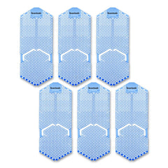 Boardwalk TSU-P-006I006I-06-AAS80 5.22 oz Vertical Urinal Screen - Cotton Blossom Scent/Blue (6/Carton)