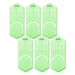 Boardwalk TSU-P-006I006I-02-AAS80 5.22 oz Vertical Urinal Screen - Cucumber Melon Scent/Green (6/Carton)