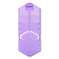 Boardwalk 5.22 oz Vertical Urinal Screen - Lavender Scent/Purple (6/Carton)