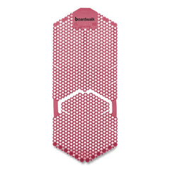 Boardwalk 5.22 oz Vertical Urinal Screen - Spiced Apple Scent/Red (6/Carton)
