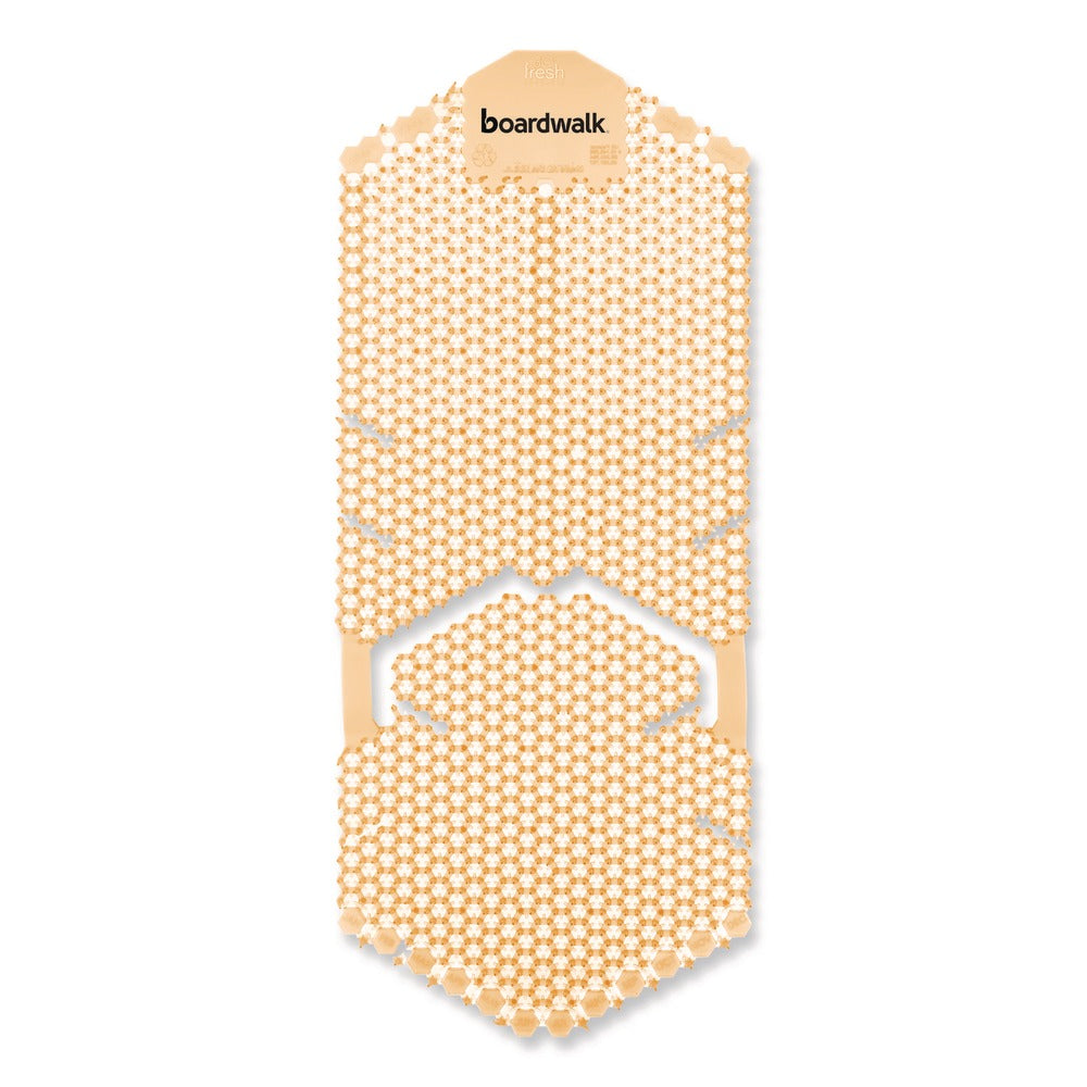 Boardwalk 5.22 oz Vertical Urinal Screen - Summer Sunshine Scent/Yellow (6/Carton)