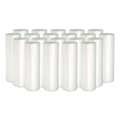 Boardwalk Z4833RNKR01 16 Gallon 6 mic 24 in. x 33 in. Perforated Roll High-Density Can Liners - Natural (50 Bags/Roll, 20 Rolls/Carton)