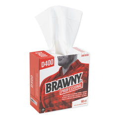 Georgia-Pacific 1-Ply 9.25 in. x 16.3 in. Medium Duty Premium DRC Wipers - Unscented, White (900/Carton)