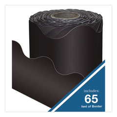 Carson-Dellosa 2.25 in. x 65 ft. Rolled Scalloped Border - Black
