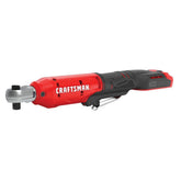 Factory Reconditioned Craftsman V20 Brushed Lithium-Ion 3/8 in. Cordless Drive Ratchet (Tool Only)