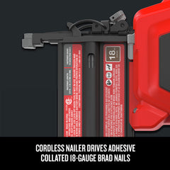 Factory Reconditioned Craftsman 20V Lithium-Ion 18 Gauge Cordless Brad Nailer Kit (1.5 Ah)