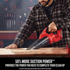 Factory Reconditioned Craftsman V20 Lithium-Ion Cordless Handheld Vacuum (Tool Only)