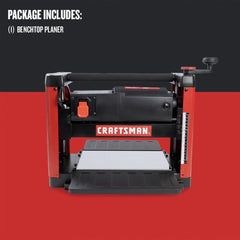 Factory Reconditioned Craftsman 15 Amp Corded Benchtop Thickness Planer