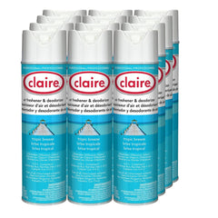 Claire 10 oz. Aerosol Spray Aerosol Air Freshener and Deodorizer - Tropic Breeze (1/Carton)