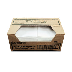 Chicopee 13 in. x 15 in. Flat Durawipe Shop Towels - White (300/Carton)
