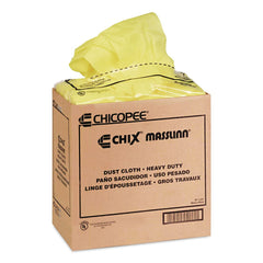 Chix 24 in. x 24 in. 1-Ply Masslinn Dust Cloths - Yellow (150/Carton)