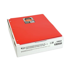 C-Line 3-Hole Punch 11 in. x 8.5 in. 2-Pocket Heavyweight Poly Portfolio Folder - Red (25/Box)