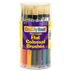 Creativity Street Flat Natural Bristle Colossal Brush (30/Set)