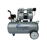 California Air Tools 1 HP 8 Gallon Ultra Quiet and Oil-Free Aluminum Tank Wheelbarrow Air Compressor