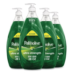 Ultra Palmolive Ultra Strength 28 oz Dishwashing Liquid - Fresh Scent (4/Carton)