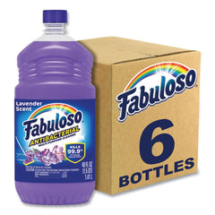 Fabuloso MX07172A 48 oz. Bottle Antibacterial Multi-Purpose Cleaner - Lavender Scent (6/Carton)