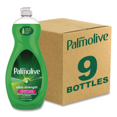 Palmolive 32.5 oz. Bottle Dishwashing Liquid - Green Scent (9/Carton)