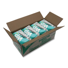 Carlisle WipesPlus 7 in. x 8 in. 1-Ply Disinfecting Surface Wipes - Lemon/White (12/Carton)