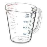 Carlisle 4314207 1 Pint Commercial Plastic Measuring Cup - Clear