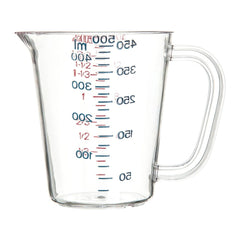 Carlisle 4314207 1 Pint Commercial Plastic Measuring Cup - Clear